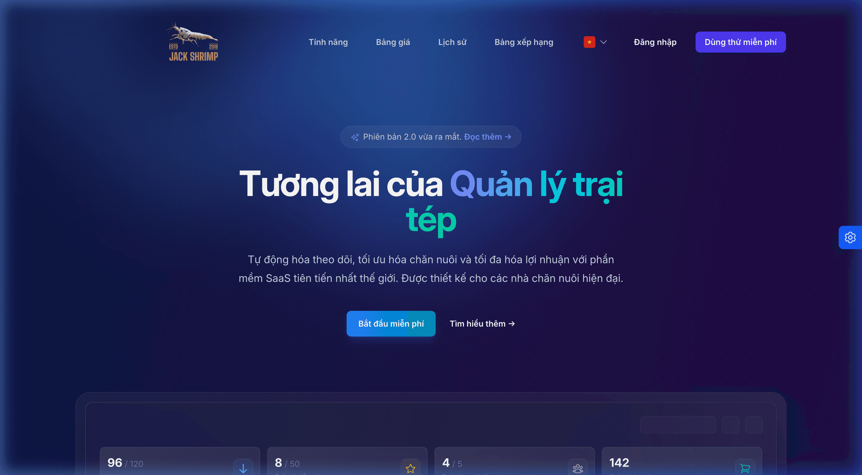 Shrimp Farm Platform